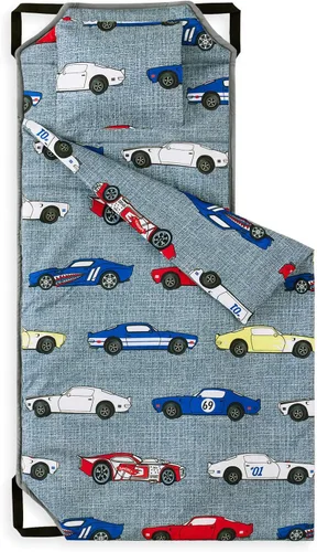 Vista 7 de Wake In Cloud - Cot Nap Mat with Pillow and Blanket, for Toddler Kids Boys Ages 3 Plus in Daycare Kindergarten Preschool with Elastic Corner Straps