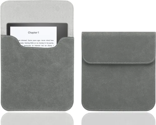 WALNEW Funda protectora de 7 pulgadas para Kindle Oasis de 10ª generación 2019/9ª generación 2017, color gris