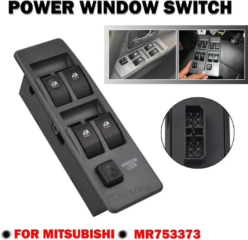 Vista 8 de Interruptor de elevalunas eléctrico principal MR753373 para Mitsubishi Pajero Montero 1990-2003