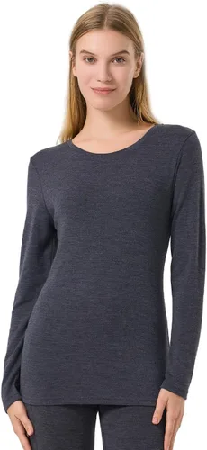 Vista 25 de Merino Protect 100% lana merino capa base mujer ropa interior térmica ligera suave manga larga camisa para senderismo esquí