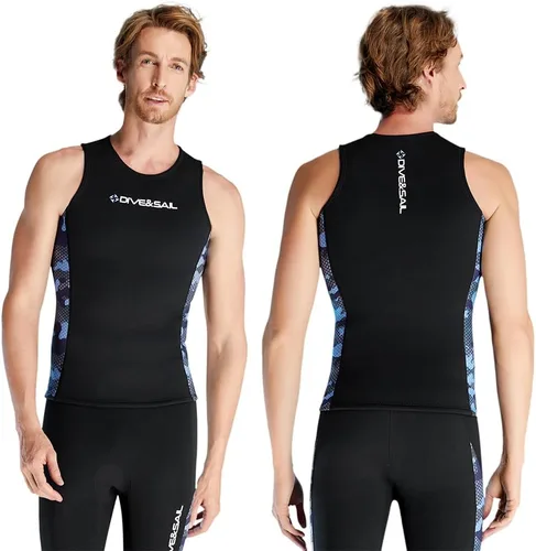 Chaqueta de neopreno para buceo Skyone de 3 mm para mujer y hombre, traje húmedo de manga larga, camisa de buceo, traje de neopreno de 2 mm y 1.5 mm