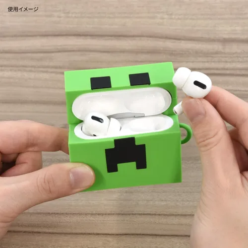 Vista 6 de Gourmandies CMC-07A Silicone Case Creeper for Minecraft AirPods Pro (2nd Generation) / AirPods Pro
