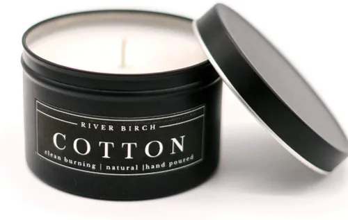 Vista 39 de River Birch Candles - Vela perfumada de almendra + miel, velas de soja de alta calidad, totalmente naturales, no tóxicas, vela de viaje de lata