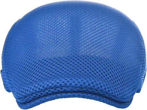 Vista 3 de VOBOOM Sombrero de verano de malla transpirable para hombre, boina ajustable de boina de hiedra, gorra plana de cabbie