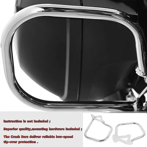 Vista 6 de Protector de motor para barras de choque de alforja compatible con BMW K1600GT K1600GTL 2011-2025 Protector de barras de carretera