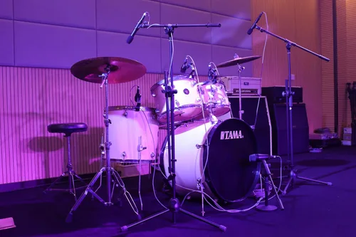 Vista 6 de happymusic M7 - Kit de micrófono de batería con cable, 7 piezas de metal dinámico de micrófono y platillos de bajo dinámico, uso para batería vocal