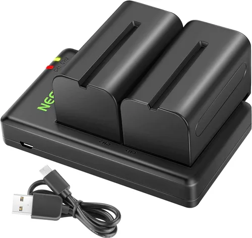 Vista 12 de Neewer Batería de repuesto NP-F970 de 10500 mAh, tiempo de carga completa de 4.8 horas, cable USB C de carga rápida PD de 20 W, batería recargable