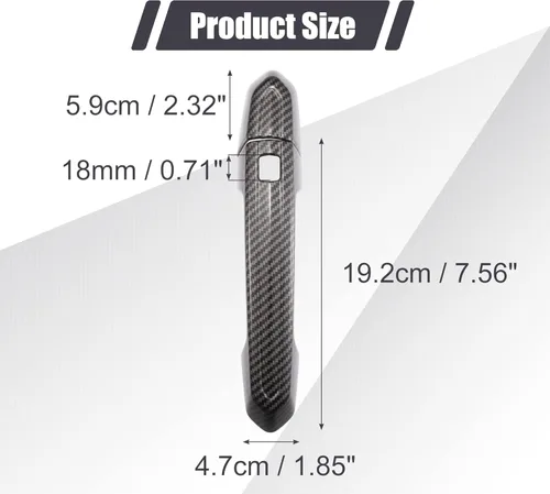 Vista 7 de X AUTOHAUX Kit de cubierta de manija de puerta exterior exterior delantera trasera izquierda derecha para Cadillac XT4 XT5 XT6 CT4 CT6 CTS ATS XTS