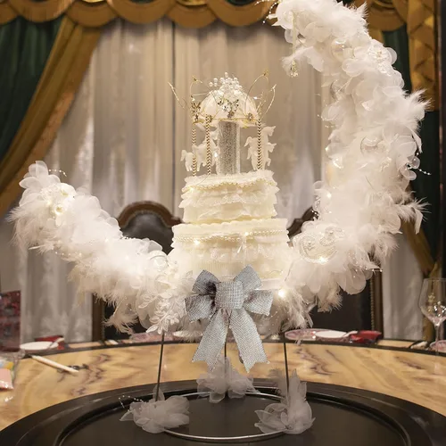 Vista 4 de Arcos rústicos de yute para coronas de arpillera, lazos para decoración de árbol de Navidad para boda, vacaciones, cumpleaños, fiesta, decoración