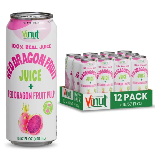 Vista 25 de VINUT Bebida de jugo de lichi 100% natural con pulpa, jugo de lichi real, sin gluten, sin OMG, 16.57 onzas líquidas, paquete de 24