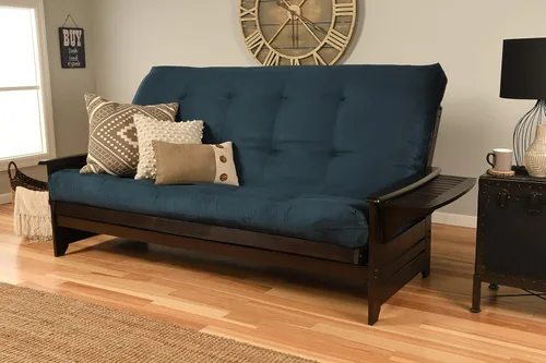 Vista 15 de Kodiak Furniture Phoenix Futon Set, Suede Black, Queen