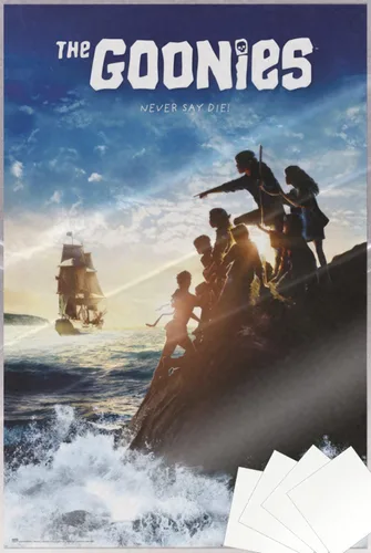 Vista 8 de The Goonies - Movie Poster (Pirate Ship - Never Say Die!) (Size: 24" x 36") (Laminated Poster)