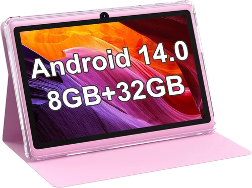 Vista 9 de PEICHENG Tablet Android 14.0 de 7", RAM 8GB(3+5Expand)+32GB ROM, Tabletas, Cámara Dual, Pantalla IPS de 1024 x 600, Expansión de 1TB, Tablet
