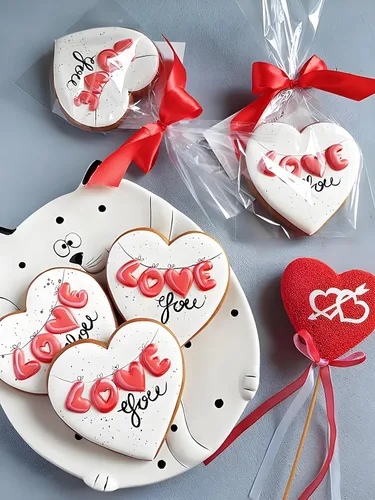 Vista 4 de Juego de 5 cortadores de galletas con forma de corazón de 4 pulgadas, 3 2/5 pulgadas, 2 3/4 pulgadas, 2 1/5 pulgadas, 1 5/8 pulgadas