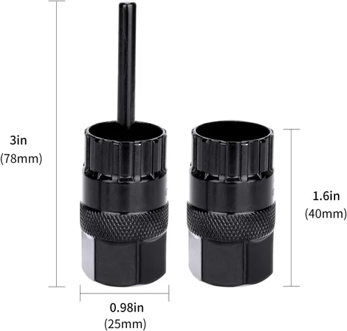 Vista 2 de QKURT Kit de herramientas de látigo de cadena de bicicleta con casete para cadenas de 7,8,9,10,11,12 velocidades