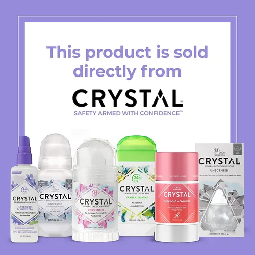 Vista 17 de Crystal Mineral Desodorante Roll-On, lavanda y té blanco, morado, 2.25 onzas líquidas