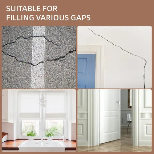 Vista 5 de U0U Varilla de Respaldo de 1/2 Pulgada, Varilla de Respaldo Blanca Ahorradora de Masilla para Espacios y Relleno de Juntas de Concreto, 16.4 Pies