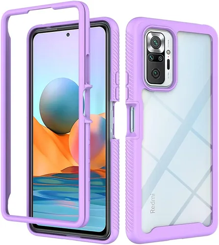 Vista 7 de Funda Redmi Note 10 Pro, funda protectora anticaídas y absorción de golpes para Xiaomi Redmi Note 10 Pro Max 4G M2101K6I Redmi Note 10 Pro 4G Negro