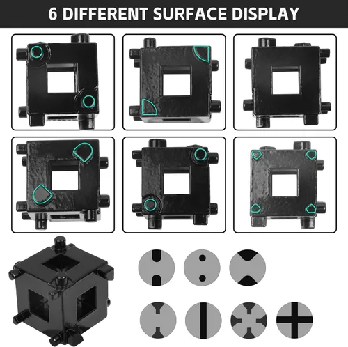 Vista 3 de Herramienta de pistón de freno de disco de 3/8", con 2 piezas de colgadores de pinza de freno, herramienta manual de cubo de retroceso de pinza
