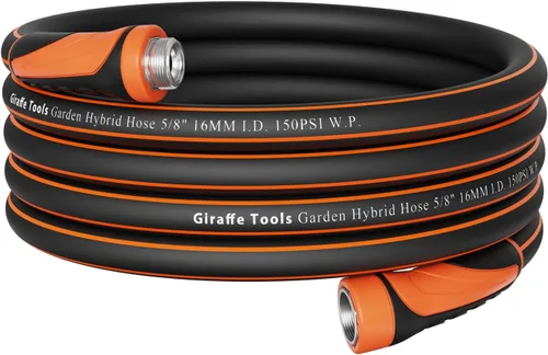 Vista 21 de Giraffe Tools Manguera Líder 5/8 pulgadas x 2.5 pies para Jardín, Manguera de Agua Resistente, Manguera Híbrida Corta Flexible y Ligera