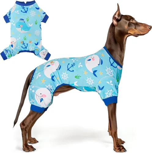 Vista 36 de KYEESE - Pijama de terciopelo para perros, con patrón de patos amarillos, ropa elástica y suave para cachorros y perros pequeños, mameluco cómodo