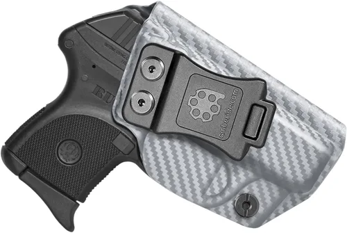 Vista 12 de Amberide IWB Kydex Holster for Ruger LCP .380, Concealed Carry, No Optic/No Laser, Adjustable Cant, Posi-Click Retention, Made in USA