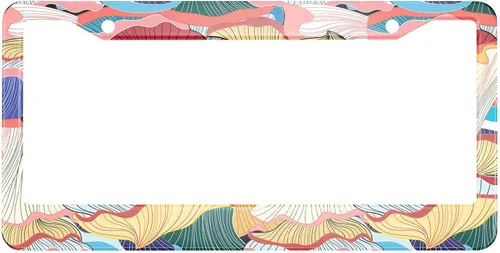 Vista 8 de HOSNYE Marco de Matrícula de Pata de Perro Animal Pata Roja de Cachorro Marco de Matrícula de Metal Cubierta de Matrícula Marcos de Placas Frontales