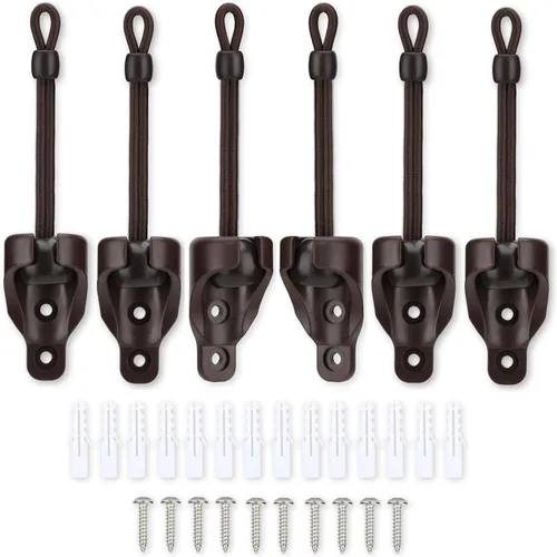 Vista 9 de Piezas de repuesto elásticas y receptores, amarres de sombra, resistencia a la intemperie, para persianas enrollables Coolaroo, persiana exterior