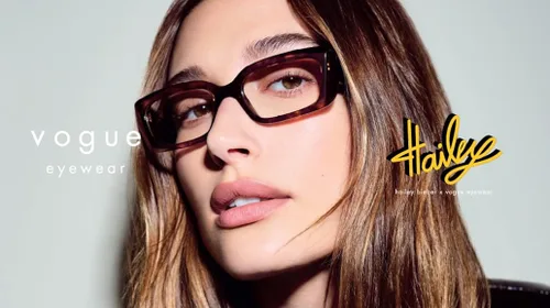 Vista 6 de Vogue Eyewear Women's Hailey Bieber Collection Vo5441 Rectangular Prescription Eyewear Frames