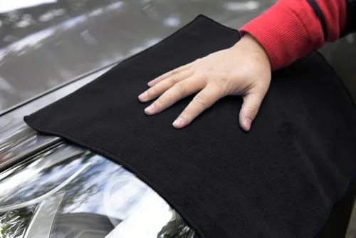 Vista 6 de Avalon Towels Paños de limpieza de microfibra (paquete de 48) – Tamaño 16 x 16 pulgadas, trapos de limpieza altamente absorbentes, sin pelusa