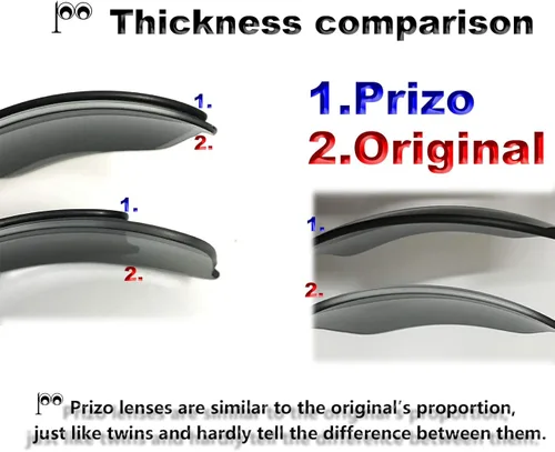 Vista 4 de Prizo OO9448 - Lentes polarizadas para gafas de sol Oakley Sylas