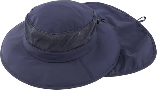 Vista 11 de Home Prefer Sombrero de sol para niños al aire libre UPF50+ Sombrero de pesca de ala ancha con solapa para el cuello