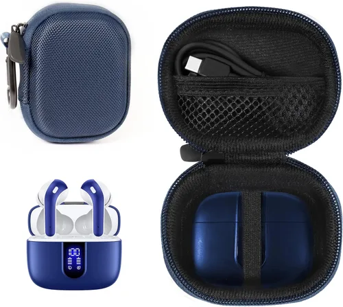 Vista 9 de Alltravel True Wireless - Funda para auriculares inalámbricos compatible con TAGRY, X08 TOZO auriculares inalámbricos como T6, T12, TA, NC9, NC2