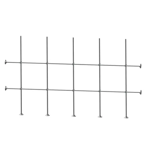 Vista 4 de STBM-4A 4 Foot Aluminum Side & Bottom Lab-Frame Kit