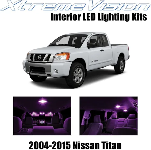 Vista 9 de XtremeVision LED interior para Nissan Titan 2004-2015 (16 piezas) kit de LED interior azul + herramienta de instalación