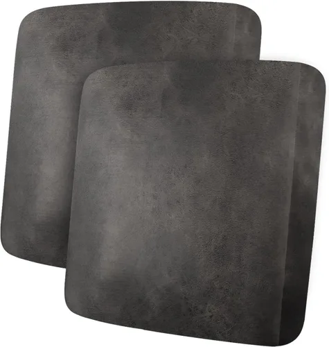 Vista 104 de ANARACHON Fundas de cojín de sofá con aspecto de cuero, juego de fundas de asiento de sofá, protector de muebles para sillón seccional, sofá biplaza