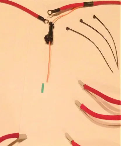 Vista 4 de Kit de arnés de bujía incandescente para motor diésel Chevrolet GMC 6.5L Turbo (rojo) - Fabricado en Estados Unidos