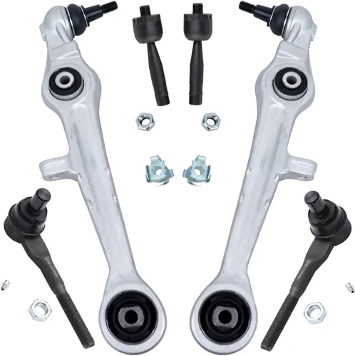 Vista 335 de Detroit Axle - Kit de extremo delantero RWD para Chrysler 300 Dodge Charge Challenger 2011-2019, 2 brazos de control inferiores traseros 2 rótulas