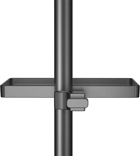 Vista 6 de Microphone Stand Tray Desk Mic Stand Clamp On Firm Rack Tray Holder Sound Card Tray Clip Holder for Live Tripod Holder