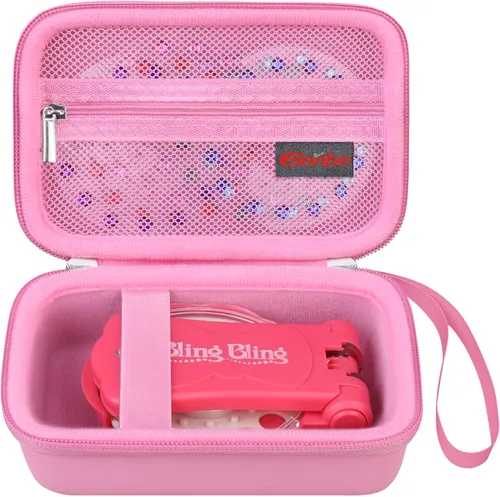 Vista 14 de Elonbo Estuche de transporte para la colección Blinger Deluxe Glam, gemas de recambio, kit Bedazzler con strass, gemas para el pelo o joyas