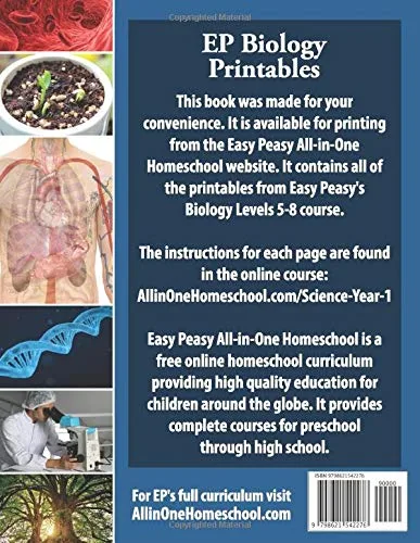 Vista 2 de EP Biology Printables Levels 5-8 Part of the Easy Peasy All-in-One Homeschool