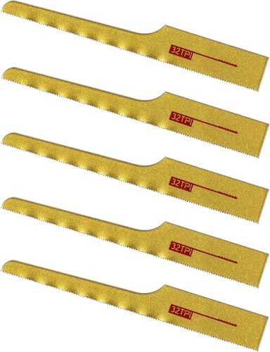 Vista 9 de Juego de hojas de sierra recíproca 14T, herramientas de cuchillas de sierra de aire, 5 piezas (cuchillas 14T - 5 piezas)