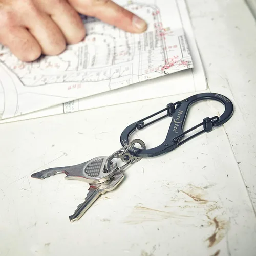 Vista 5 de Nite Ize - LSB4-01-R3 LSB4-11-R3 Mosquetón S-Biner con cierre corredizo, negro, #4