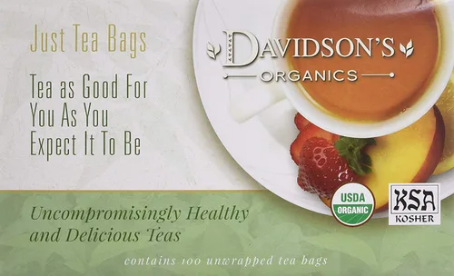 Vista 55 de Davidson's Organics, English Breakfast, 100 bolsas de té sin envolver