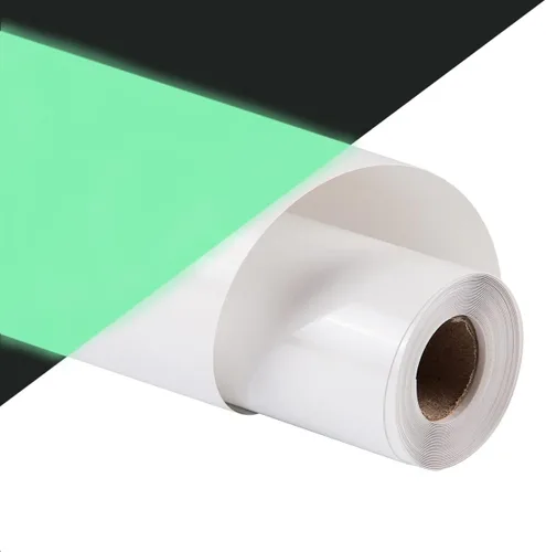 Vista 64 de Guangyintong Rollos de Vinilo de Transferencia de Calor HTV, 12" x 8 pies Vinilo para Planchar para Camisetas, Superficie Brillante, Fácil de Cortar