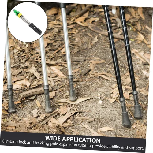 Vista 6 de HEMOTON Accessories Expansion Tubes Hiking Pole Internal Lock Trekking Pole Fittings Accessories for Trekking