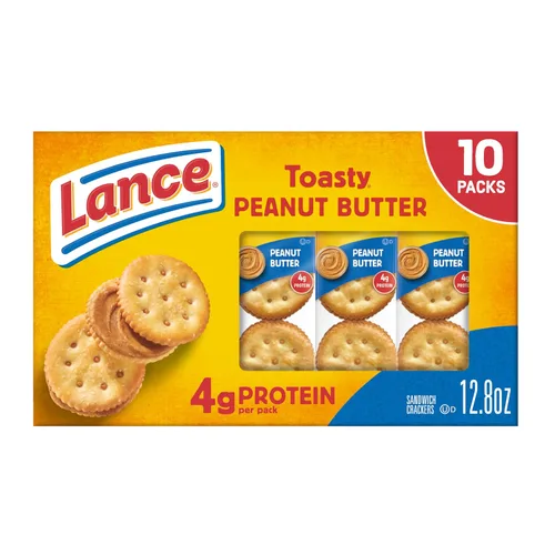 Vista 15 de Lance - Galletas saladas tipo sándwich, Captain's Wafers, paquete variado, 10 paquetes individuales, 6 sándwiches en cada uno