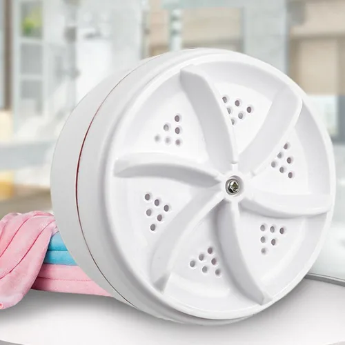 Vista 8 de Lavadora de ropa interior para calcetines, lavadora portátil de turbina USB con ventosas y apagado de 30 minutos para limpiar la ropa