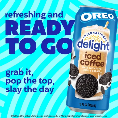 Vista 7 de International Delight Café helado, galletas Oreo, 15 onzas líquidas, paquete de 12