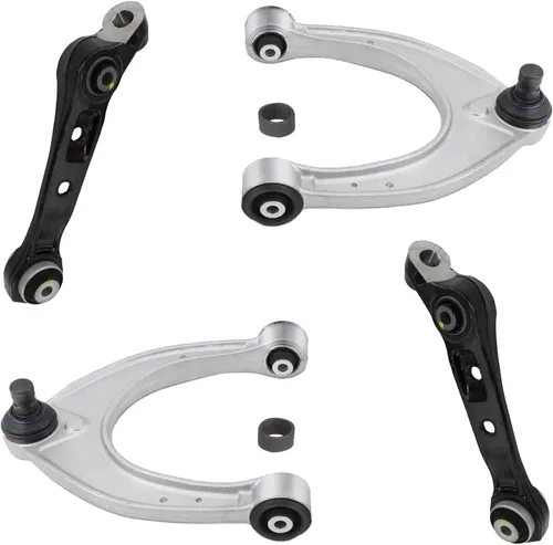 Vista 69 de Detroit Axle - Kit de 4 brazos de control de extremo delantero para Dodge Dart 13-16, Chrysler 200 15-17, 2 brazos de control inferiores, 2 extremos